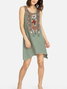 Johnny Was Beatriz Trapeze Linen Dress